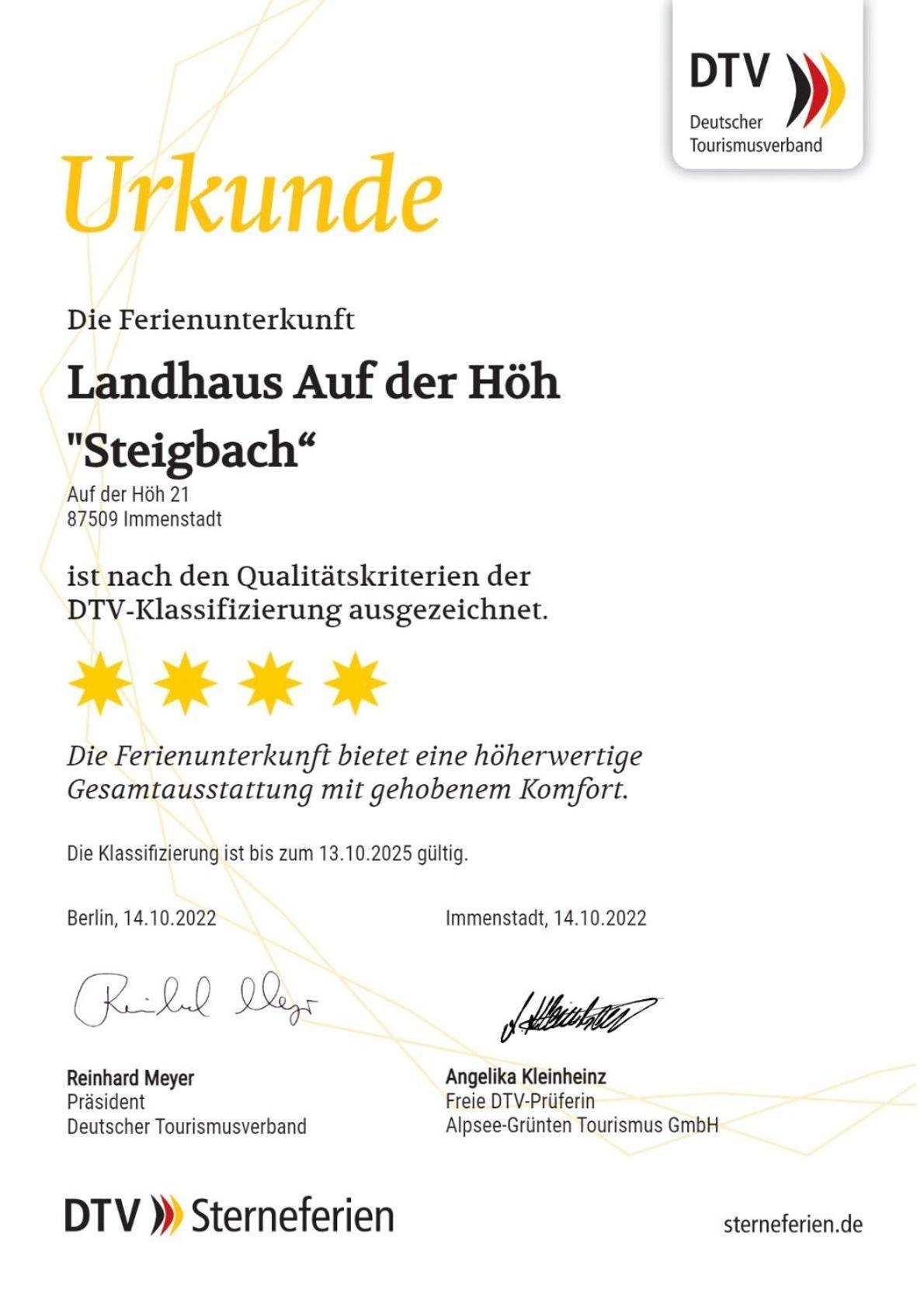 Landhaus Auf Der Hoeh Immenstadt im Allgäu Exterior photo